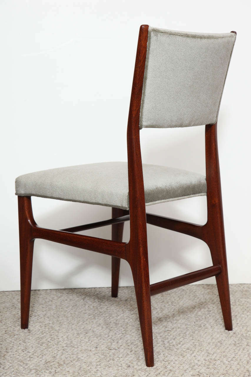 Set of Six Dining Chairs by Gio Ponti for Cassina 4