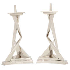 Salvador Dali Pair of "TWINS" Candlesticks, Castor and Pollux, France, 1974