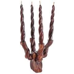 Rosewood Artisan Candelabra 5