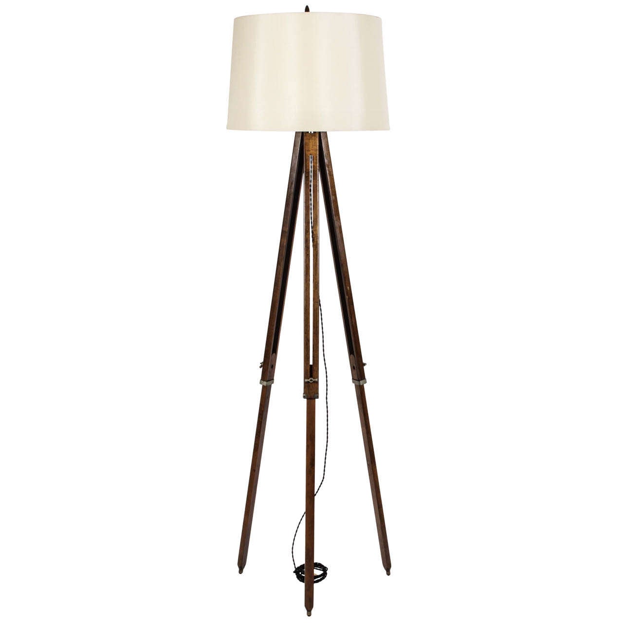 Vintage Tripod Floor Lamp at 1stDibs