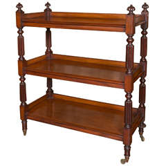 English, Mahogany Dessert Trolley