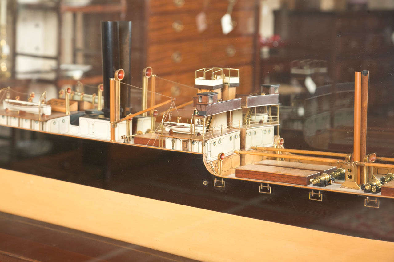 Shipbuilder's Model, S.S. Aylestone In Excellent Condition In Woodbury, CT