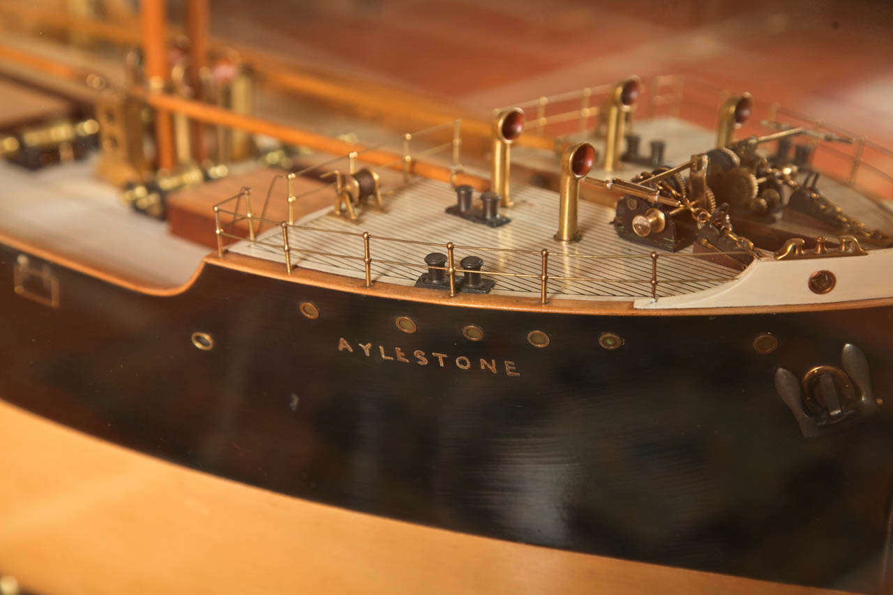 20th Century Shipbuilder's Model, S.S. Aylestone