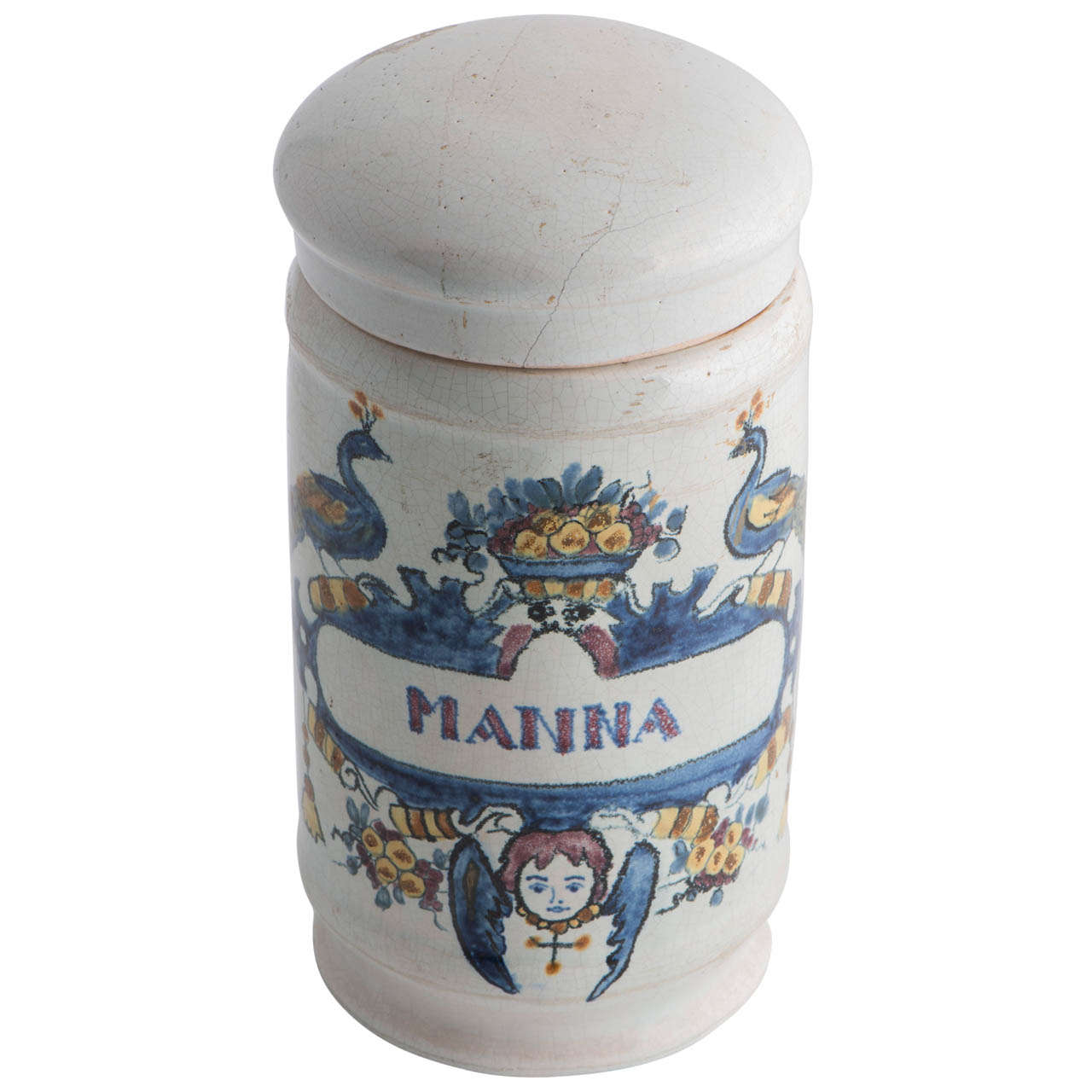 Deft drug jar with lid For Sale