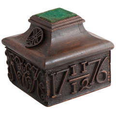 Antique Carved Small Box
