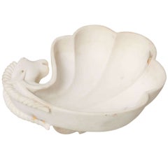 Ram's Head White Marble Bowl