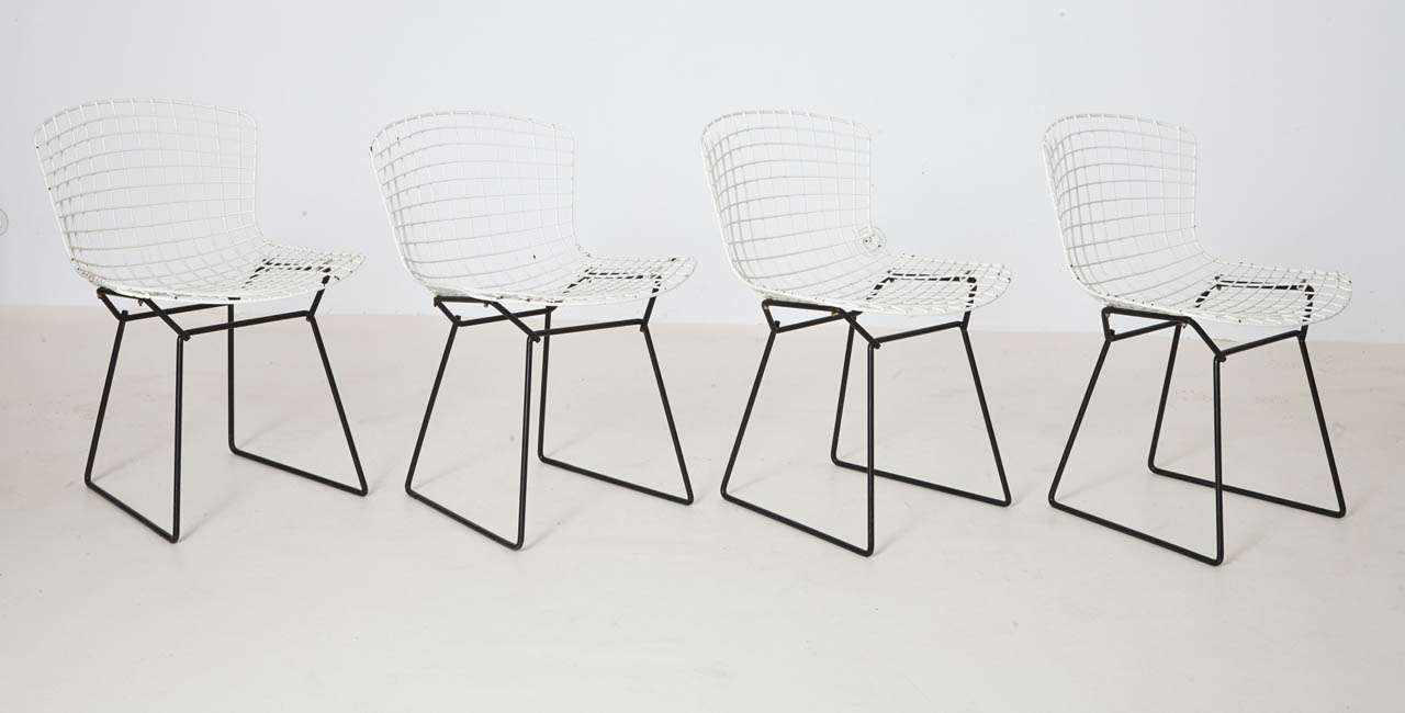 Harry Bertoia 4 chairs 