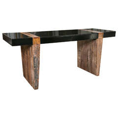 Ebonized Wood Desk