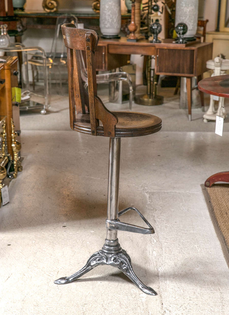 Pair of English Ship Chairs with Steel For Sale 4