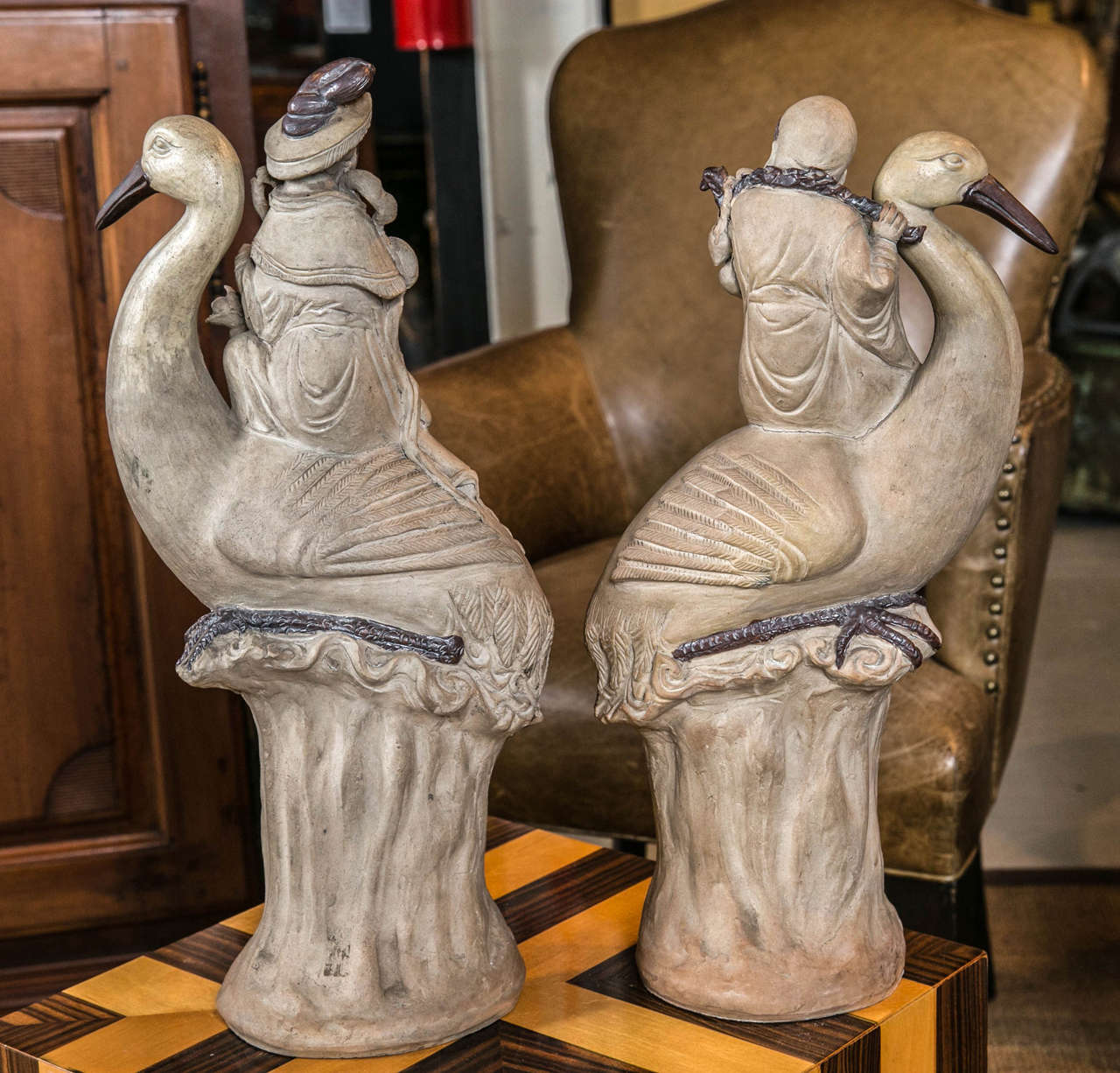 Pair of Chinese Terracotta Figures 4
