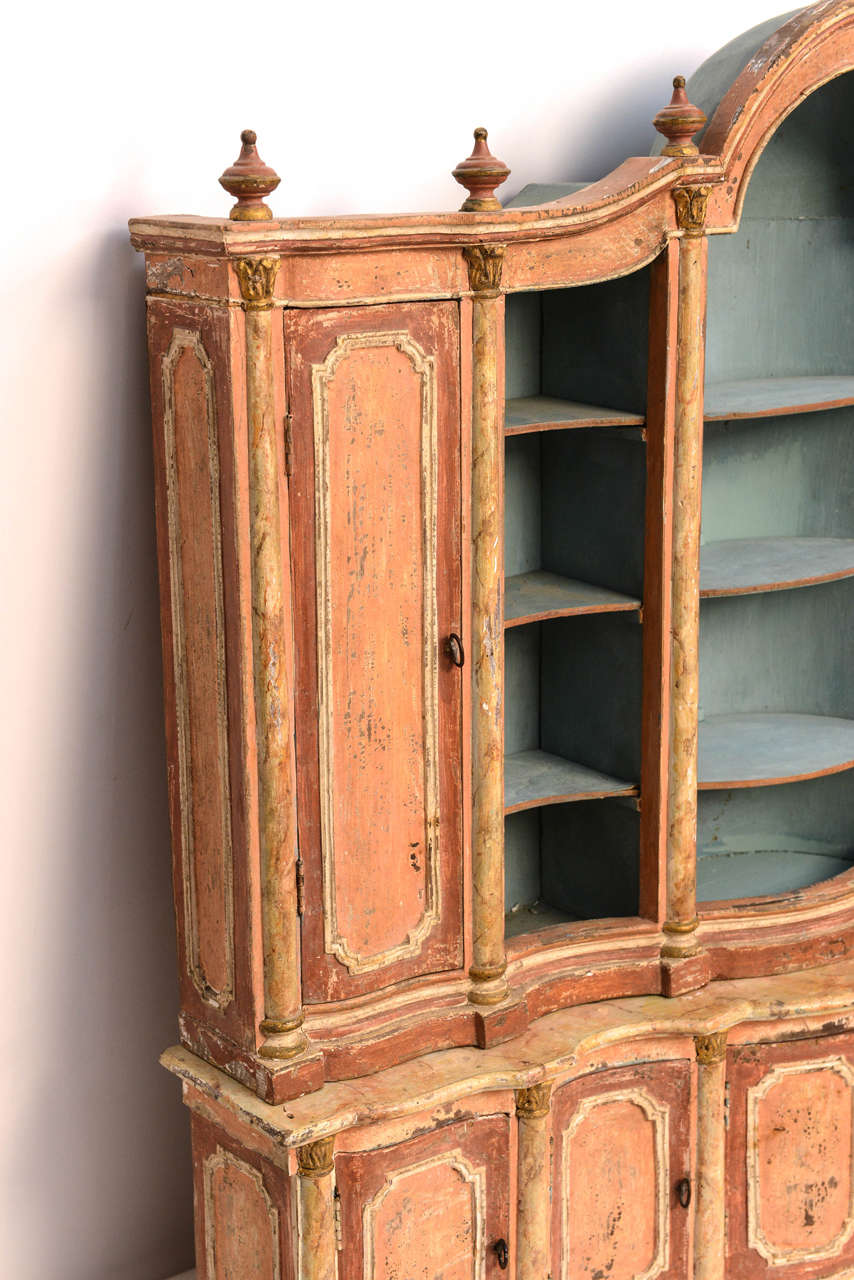 Miniature Venetian Breakfront Cabinet 1