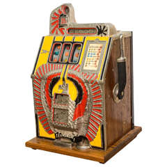 25 Cent War Eagle Mills Spielautomat:: ca. 1930er Jahre