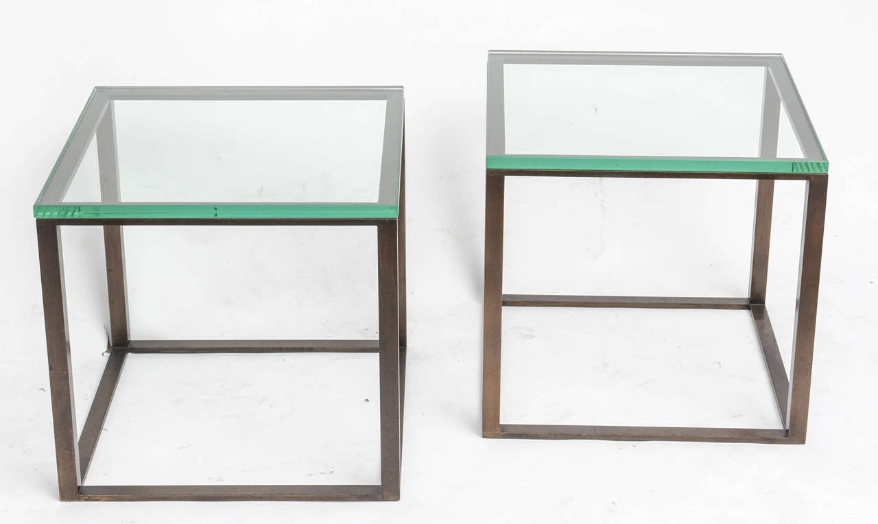 American Bronze Cube Tables