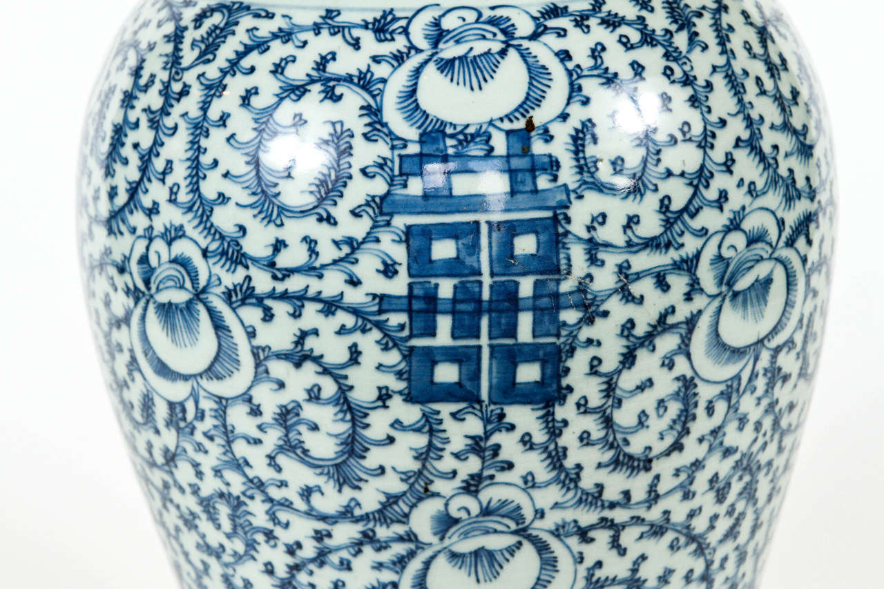 19th Century Chinese Blue and White Porcelain 