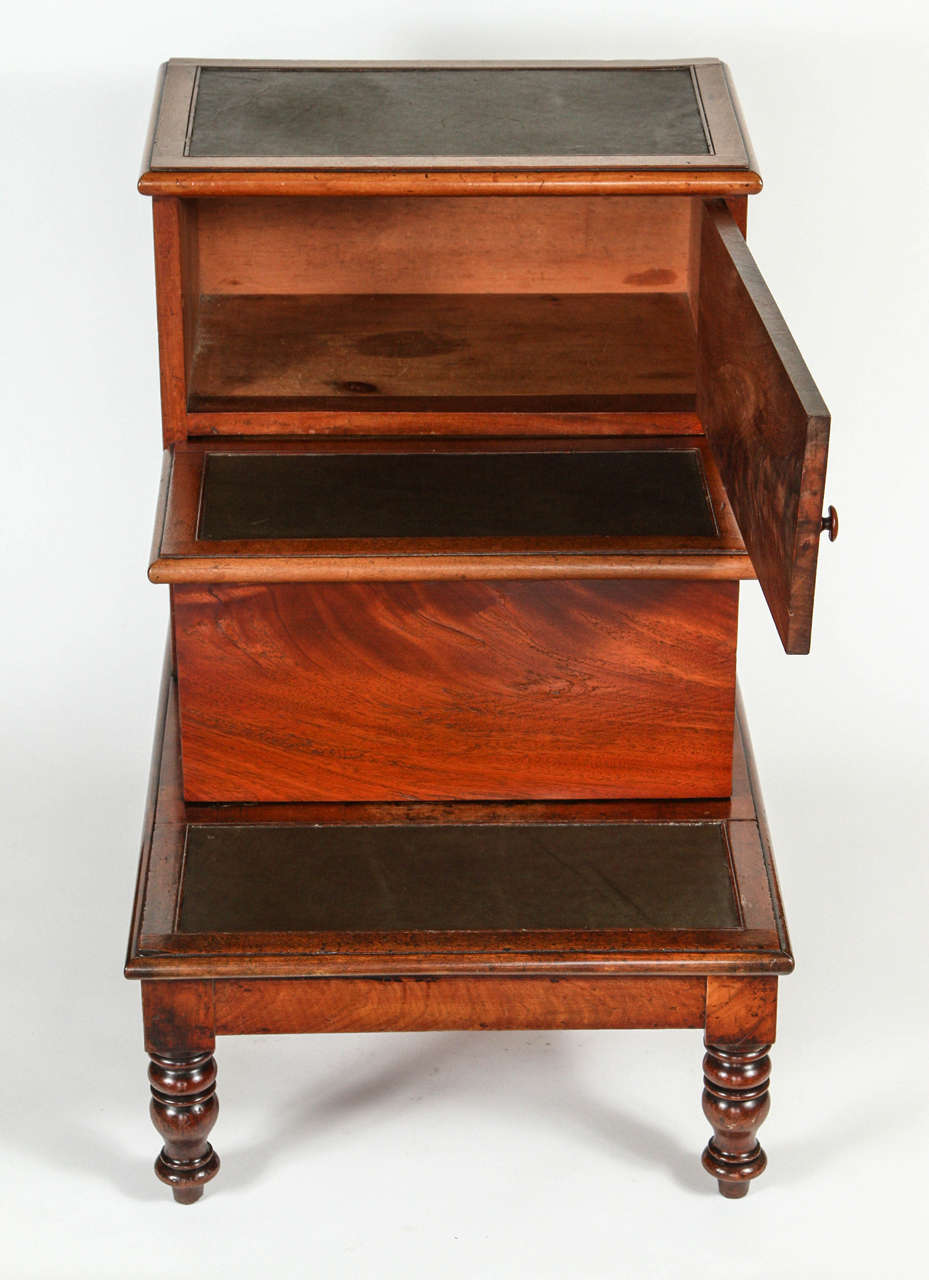 Georgian Mahogany Bed Step, 19th Century 2