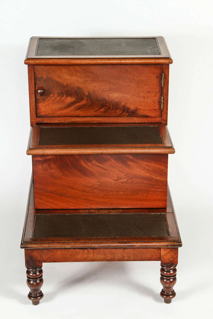 Georgian Mahogany Bed Step, 19th Century 3