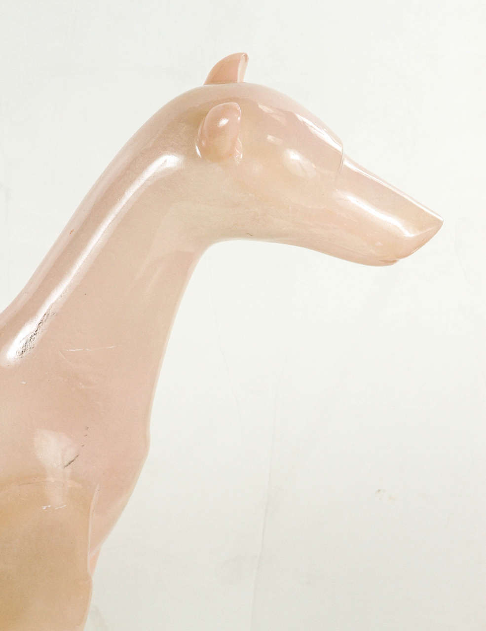 Cast Resin Whippet Dog Sculpture For Sale 3