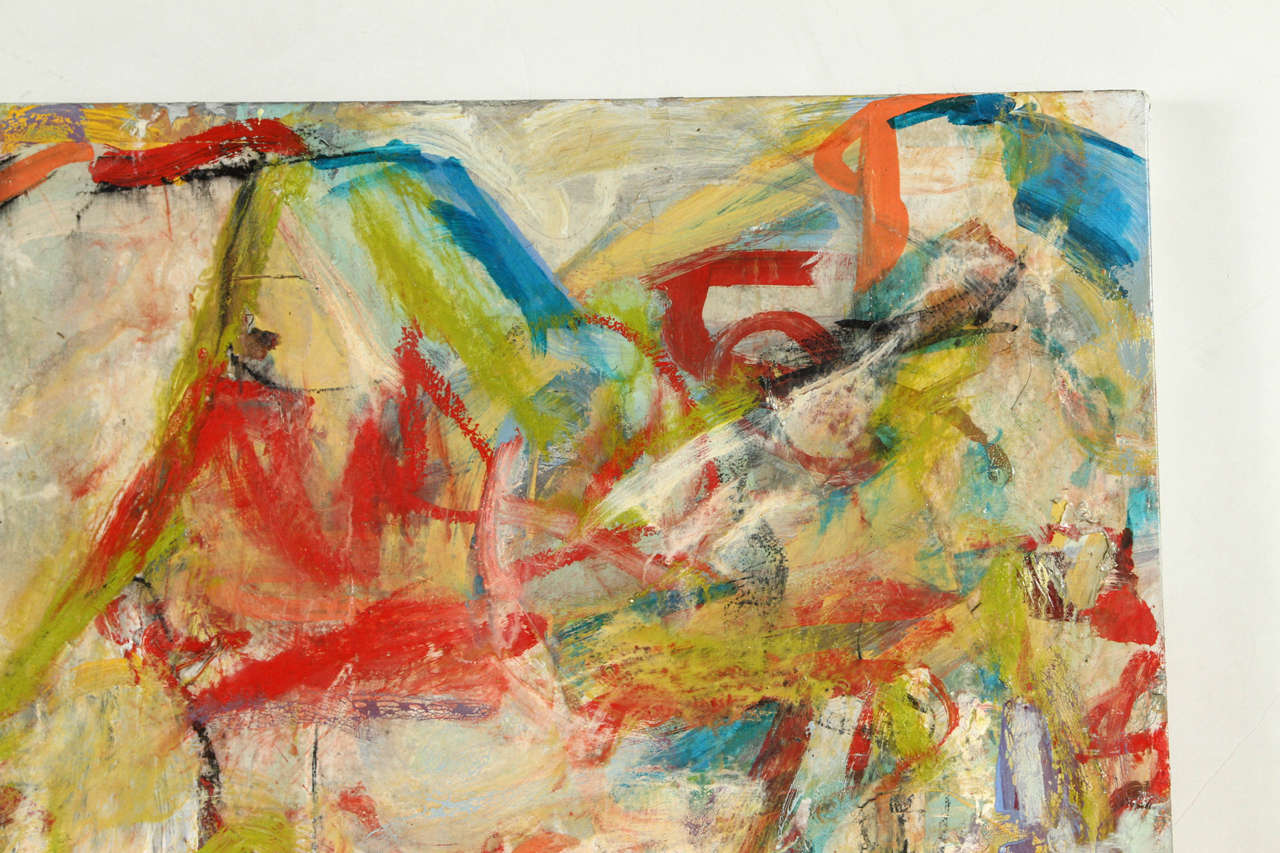 American Contemporary Abstract Painting by David Leher For Sale