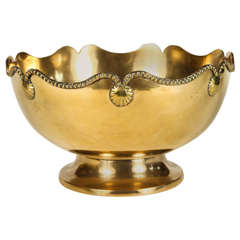 Lage Brass Centerpiece Bowl