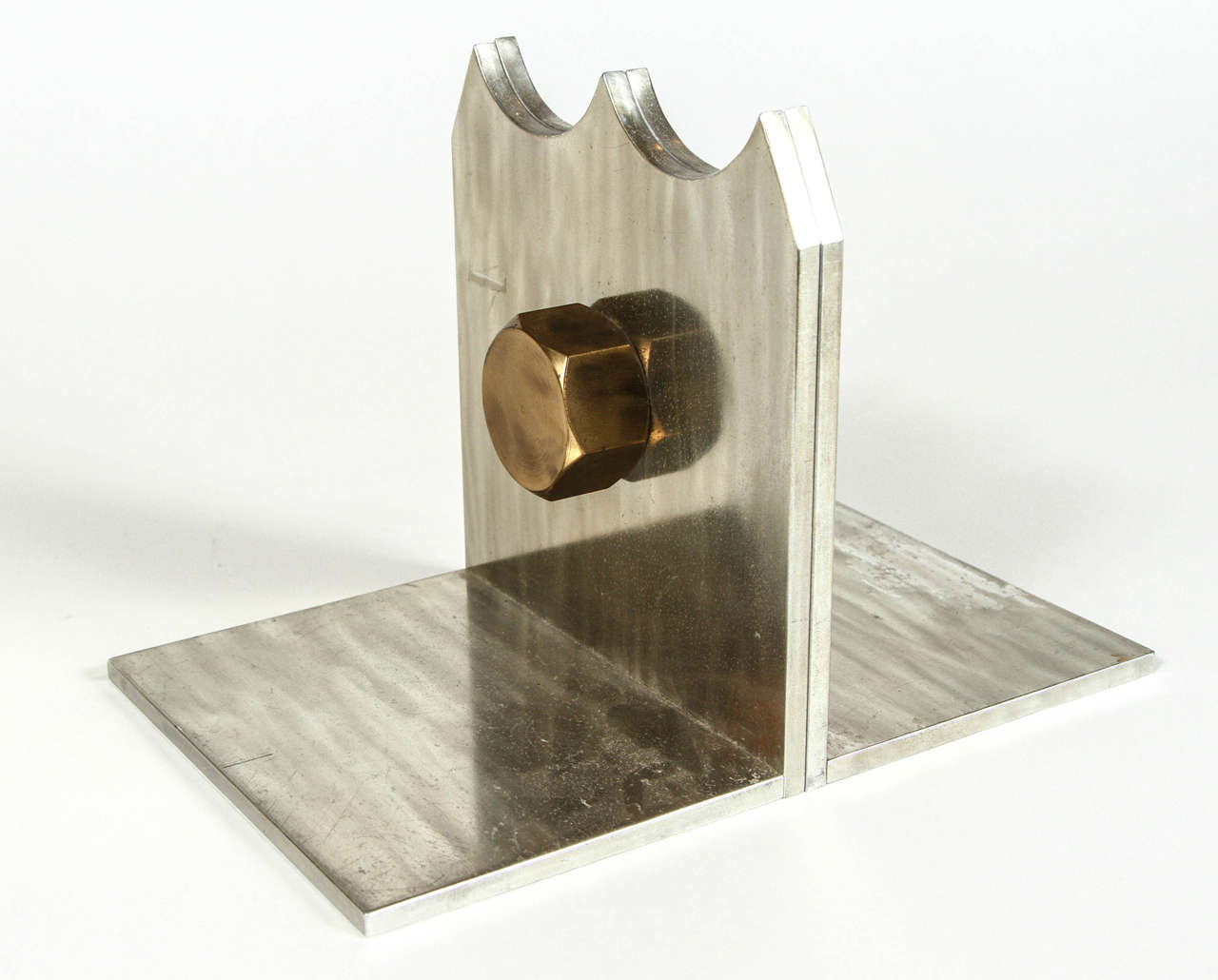 Steel Bookends at 1stDibs