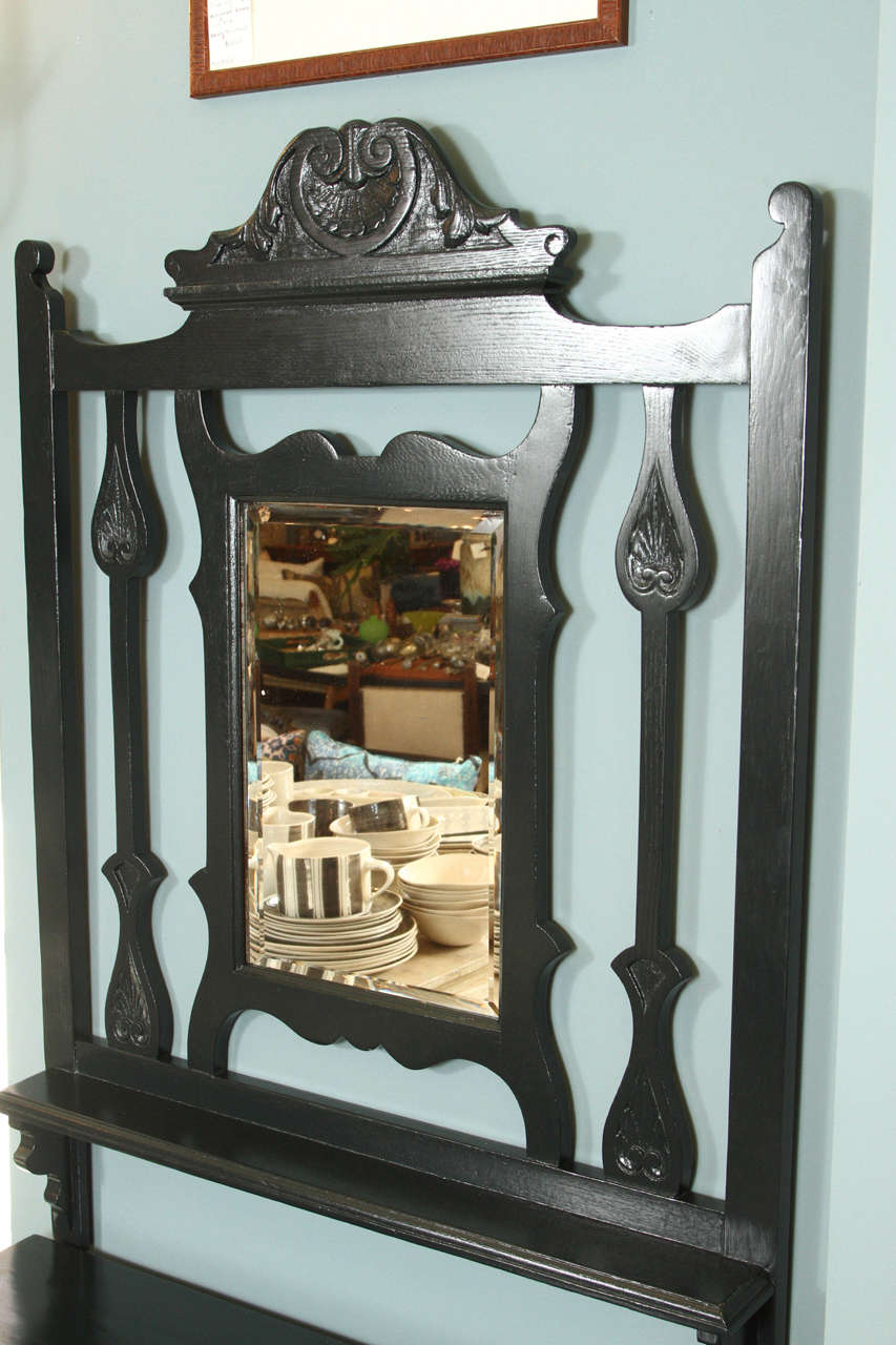 Vintage Hall Table with Mirror 3