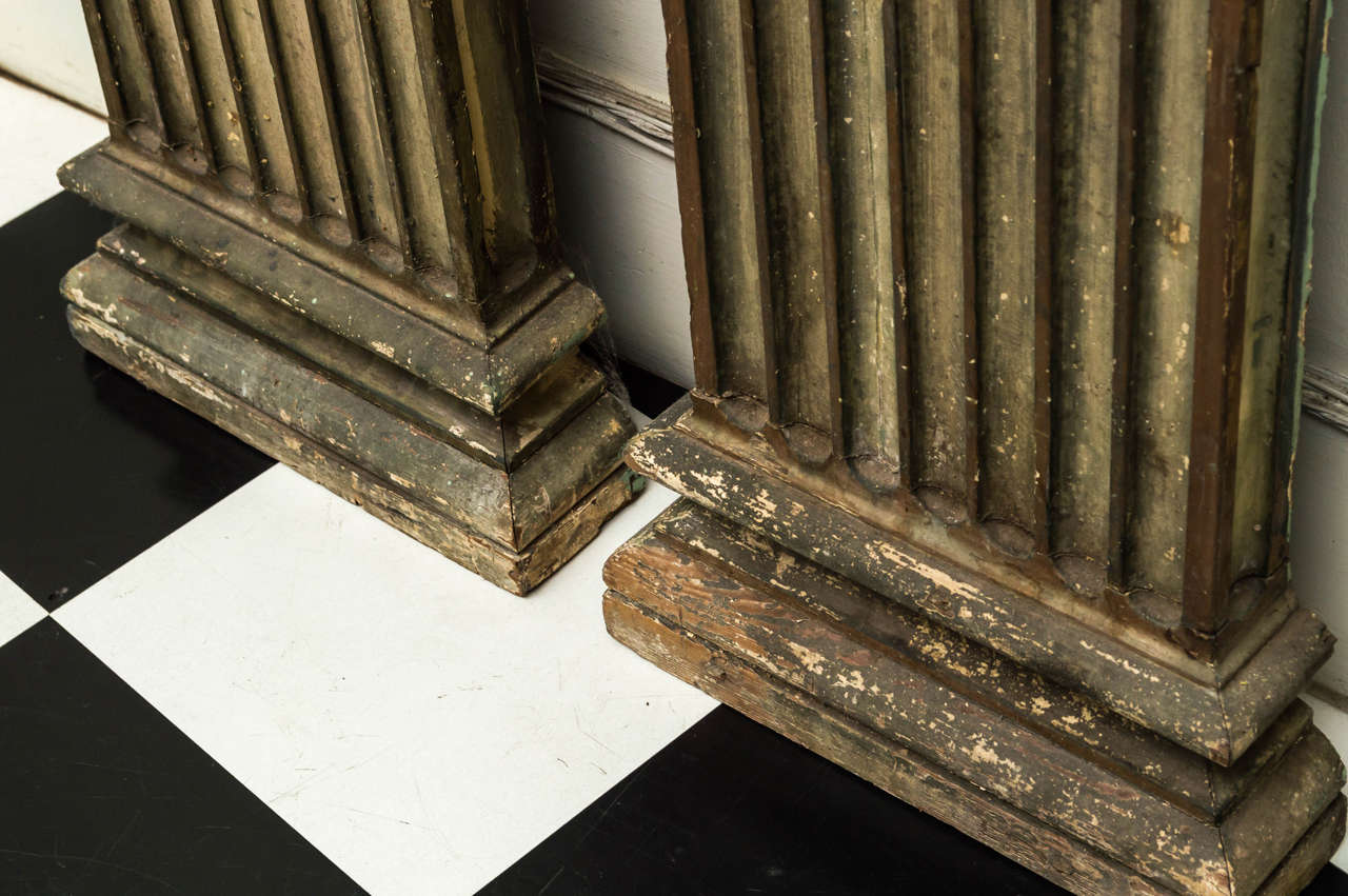 Pair of Early 20th Century Architectural Pilaster Columns In Good Condition In San Francisco, CA