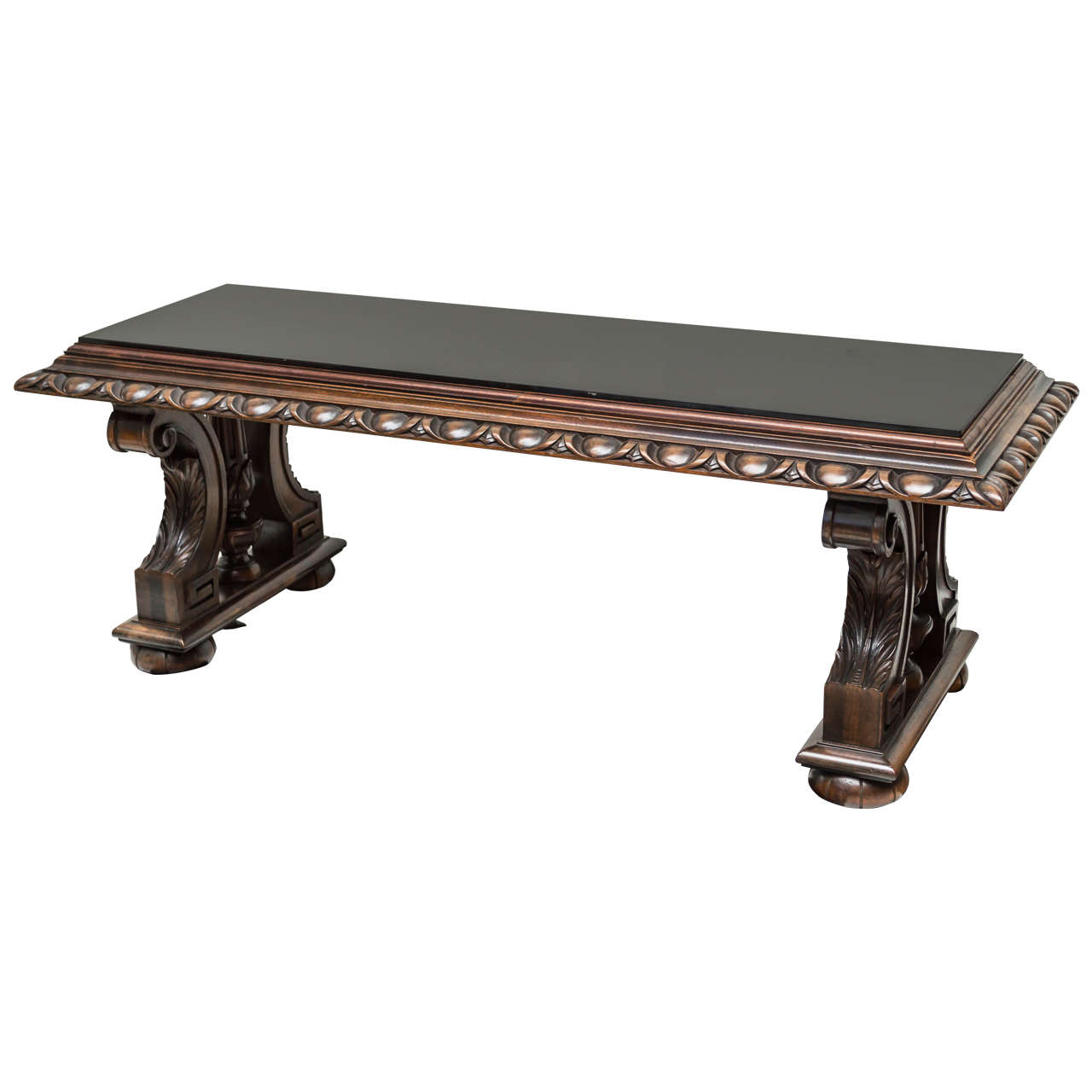 Italian Classic Form Bench in the Beaux Arts Manner