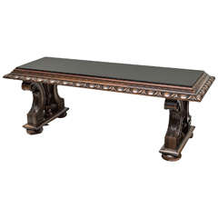 Antique Italian Classic Form Bench in the Beaux Arts Manner