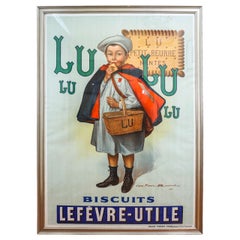 Affiche encadrée Lu Biscuit d'après Firmin Bouisset