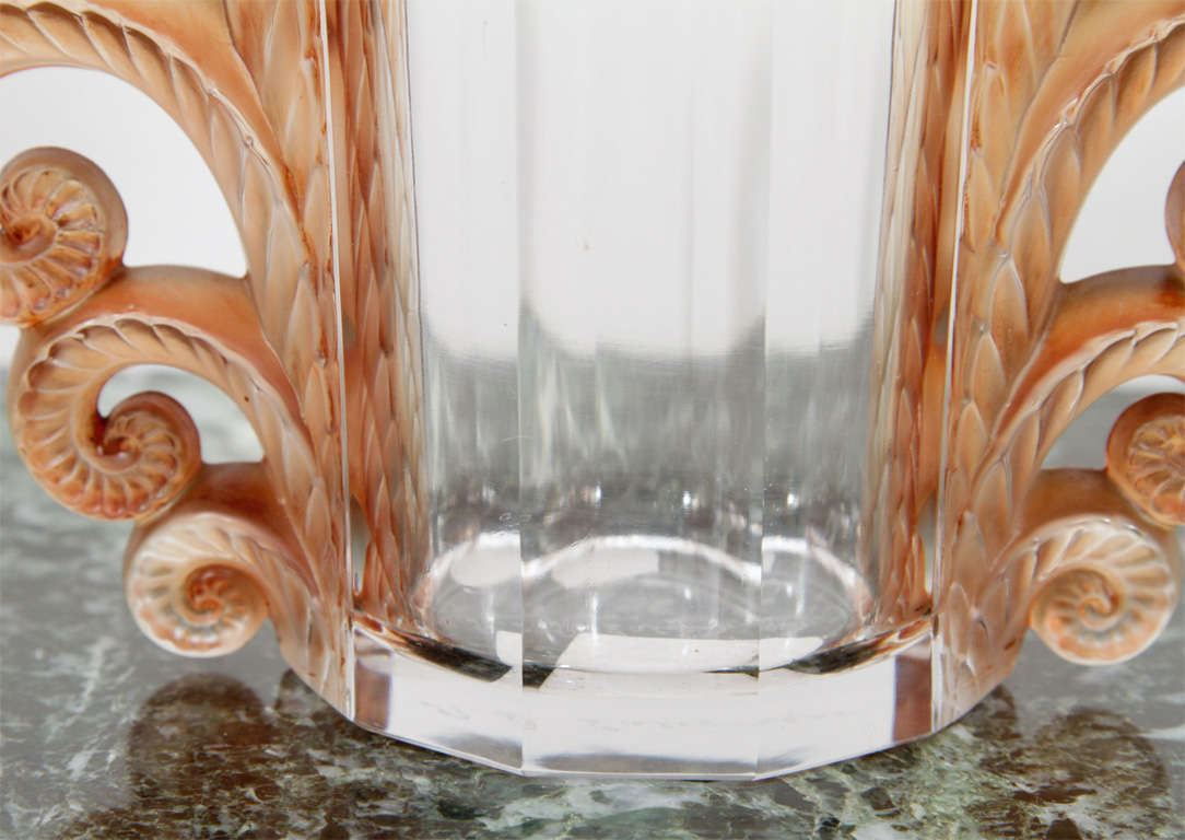 Lalique Beauvais Vase In Excellent Condition In Pompano Beach, FL