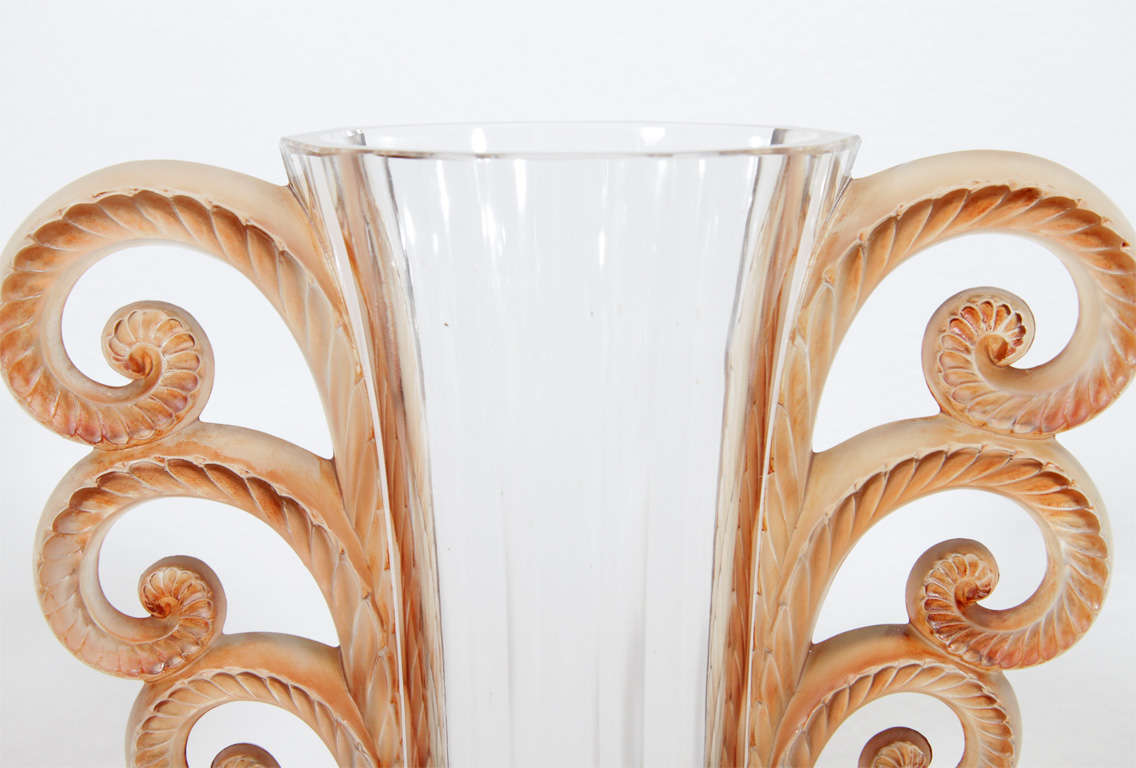 Mid-20th Century Lalique Beauvais Vase
