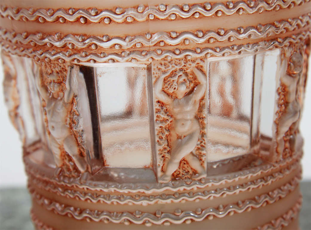 Glass Lalique Florence Vase