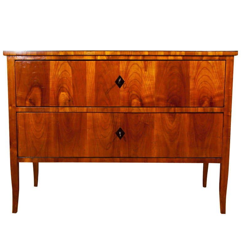 Sleek Biedermeier  Chest of Drawers