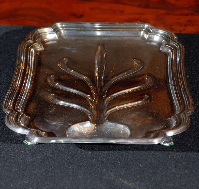 American Silver Plated Platter For Sale