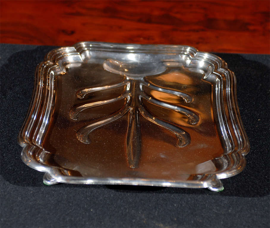Silver Plated Platter In Good Condition For Sale In Atlanta, GA