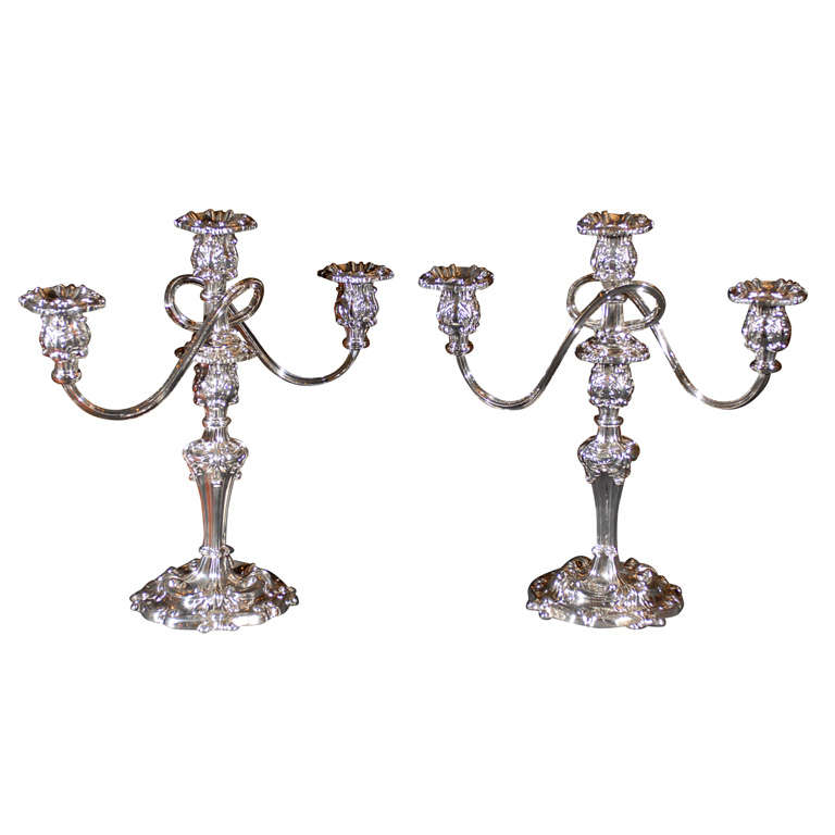 Cristalleries de Baccarat. A pair of Magnificent Crystal Candelabra