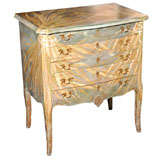 Elaborate Trompe L'oeil Painted Chest of Drawers
