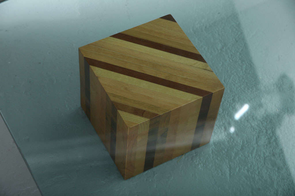 Italian Rare Wood Metafora Coffee Table by Lella and Massimo Vignelli