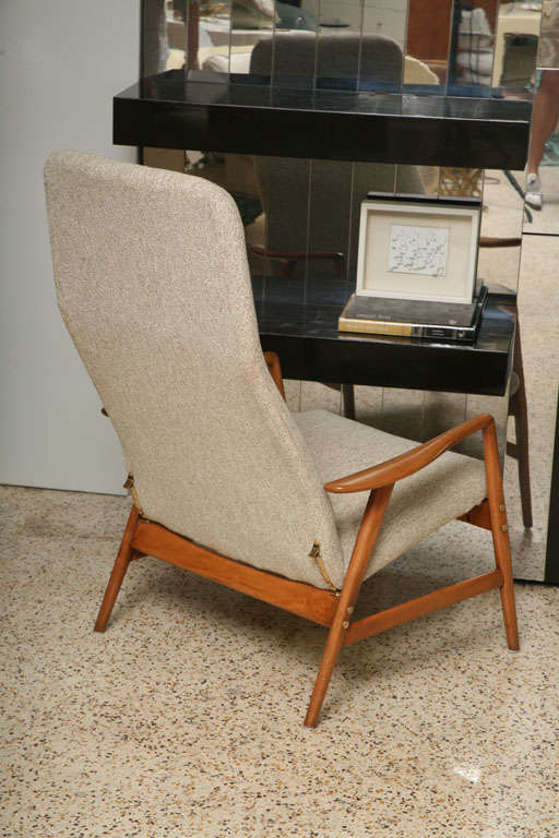 50's Swedish Reclining Lounge Chair 1