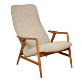 50's Swedish Reclining Lounge Chair
