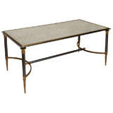 Gilt Bronze and Steel Coffee Table, c. 1950's