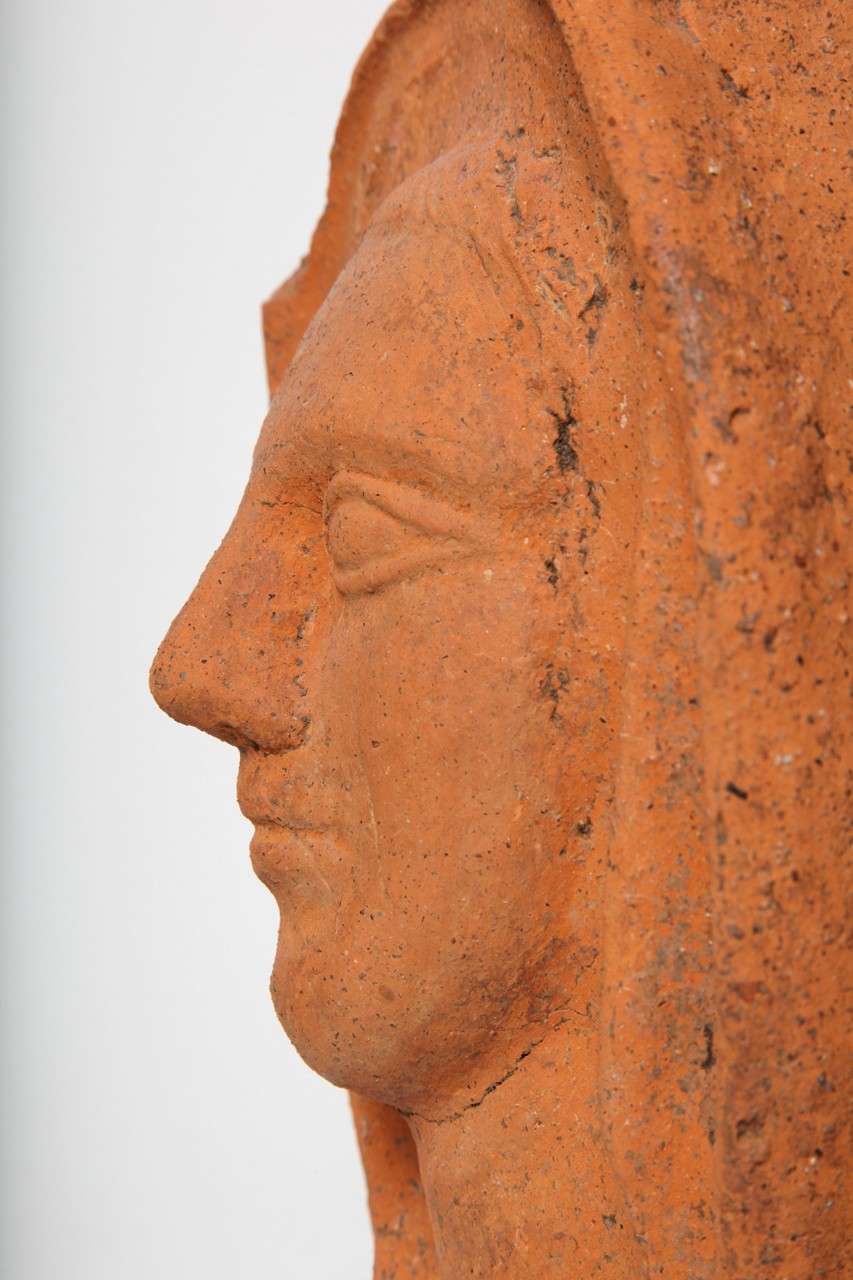 Etruscan terracotta votive Head  For Sale 1