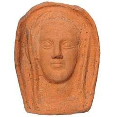 Etruscan terracotta votive Head 