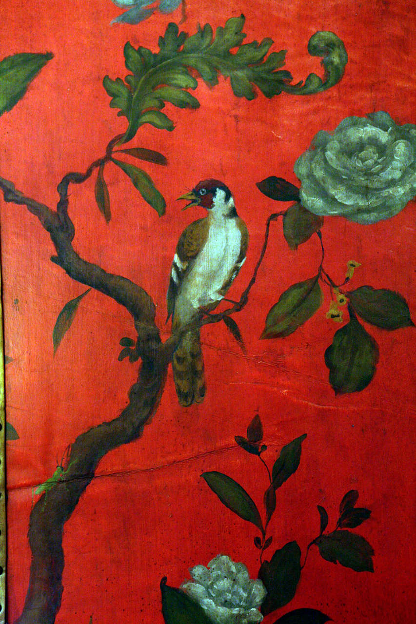 Contemporary Hand-painted Screen For Sale