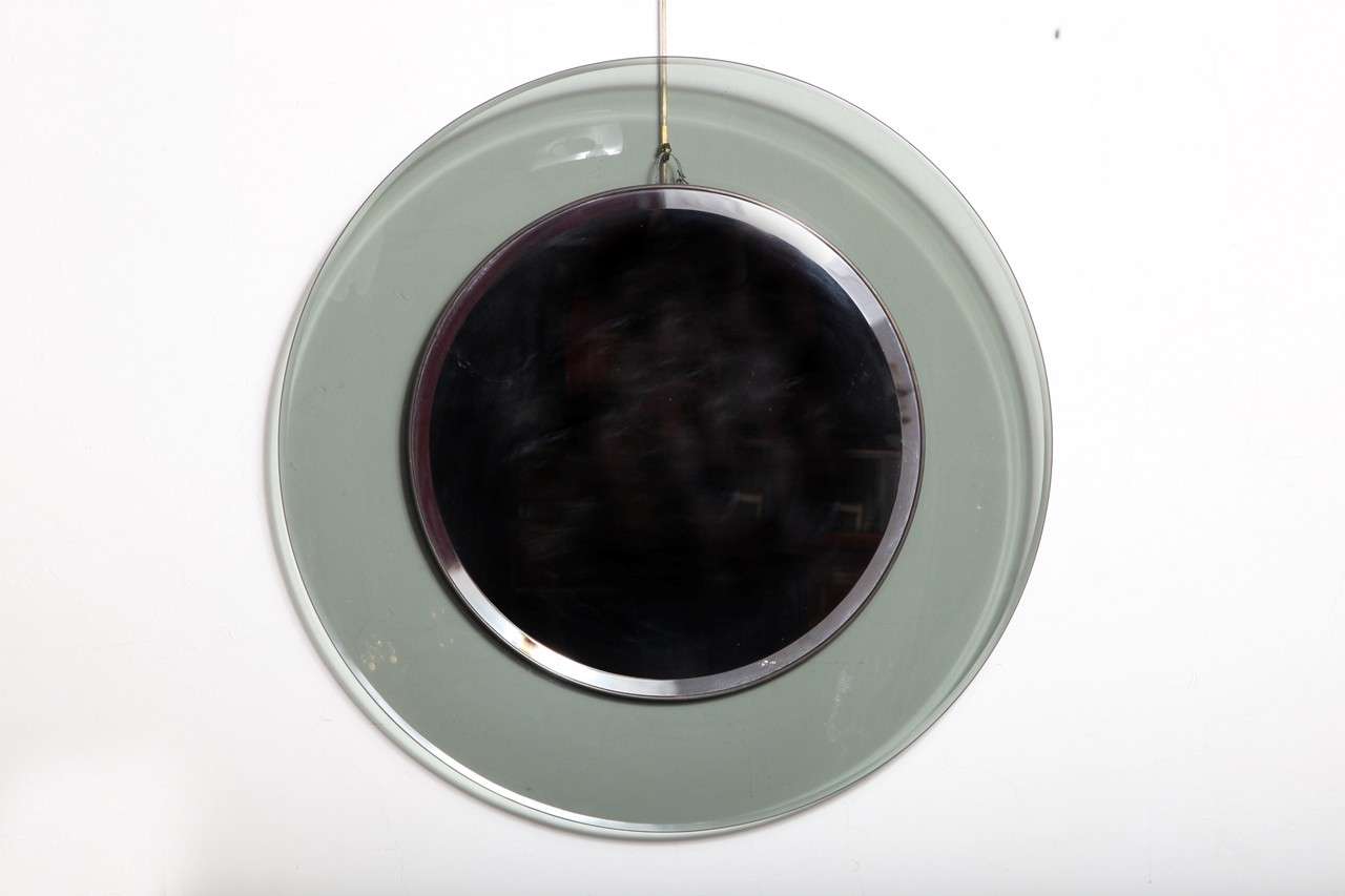 Fontana Arte Curved Glass Mirror