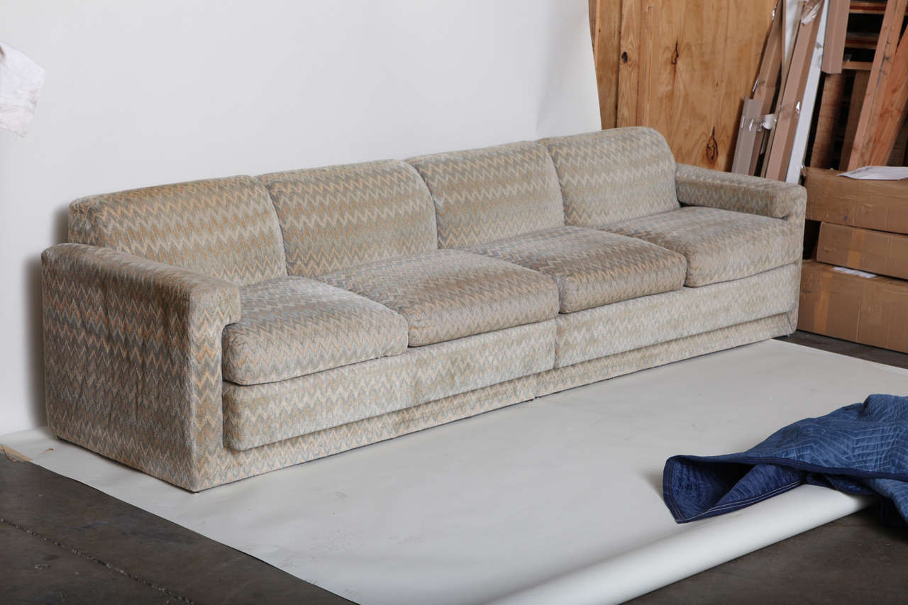 American Modern Donghia Upholstered Sofa
