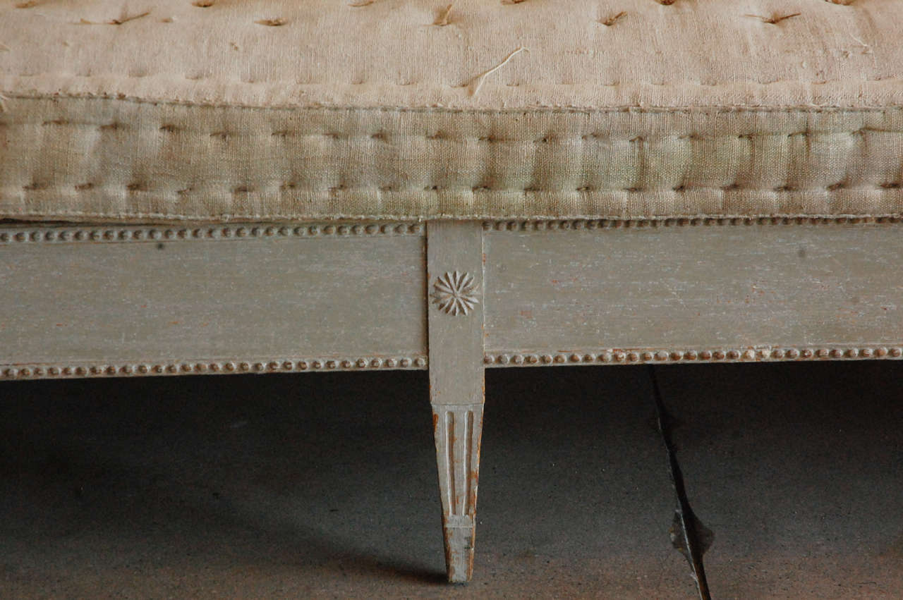 19th Century Massive Gustavian Bench , C. 1800