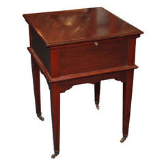 Antique English Mahogany Surprise Bar circa 1940s