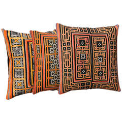 Yao Tribal Applique Pillows