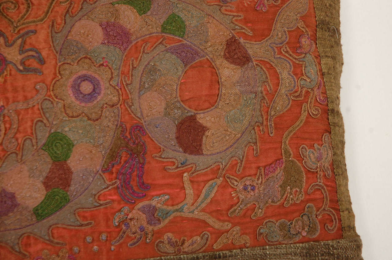 Vintage Chinese Silk Pillows at 1stdibs